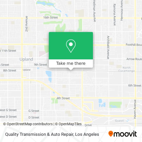 Quality Transmission & Auto Repair map