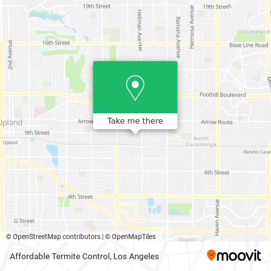 Mapa de Affordable Termite Control