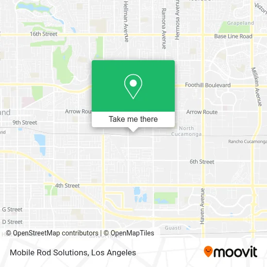 Mobile Rod Solutions map