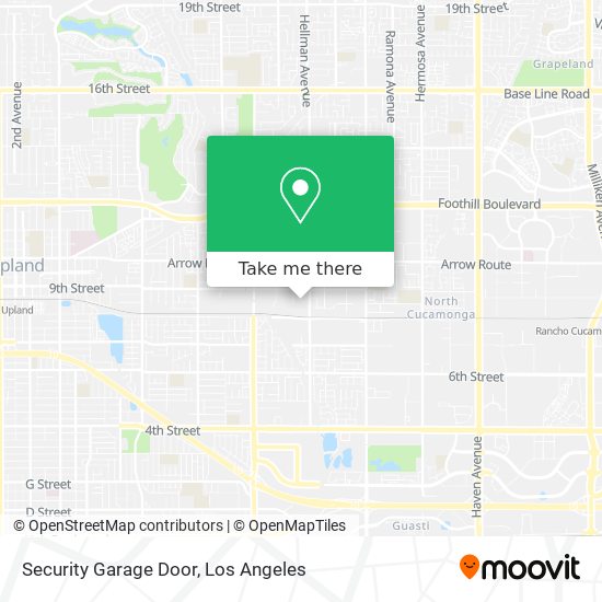 Security Garage Door map