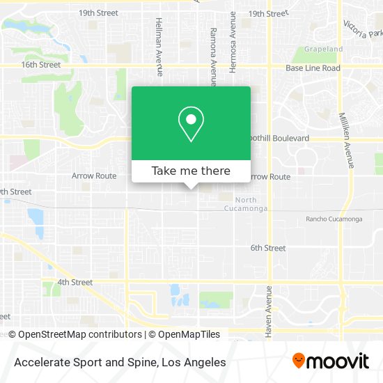 Mapa de Accelerate Sport and Spine