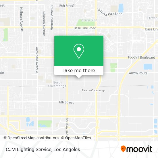 CJM Lighting Service map