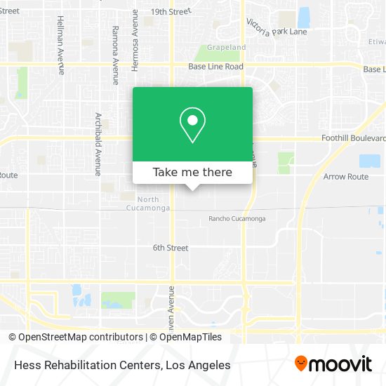 Hess Rehabilitation Centers map