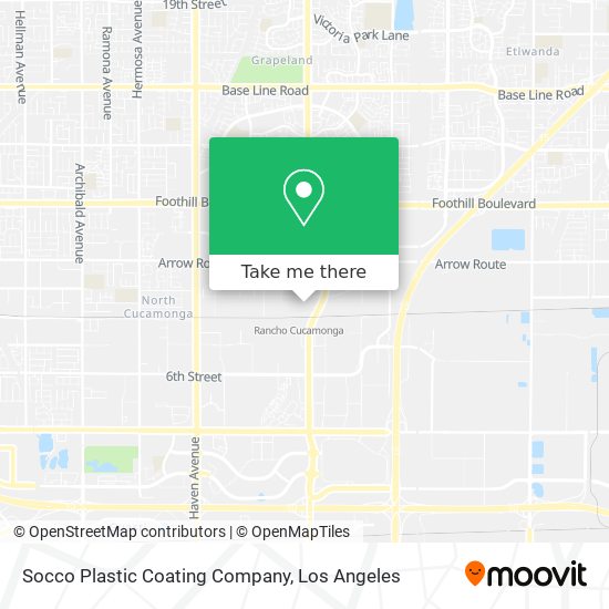 Socco Plastic Coating Company map