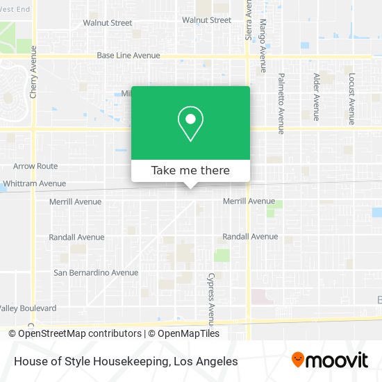 House of Style Housekeeping map