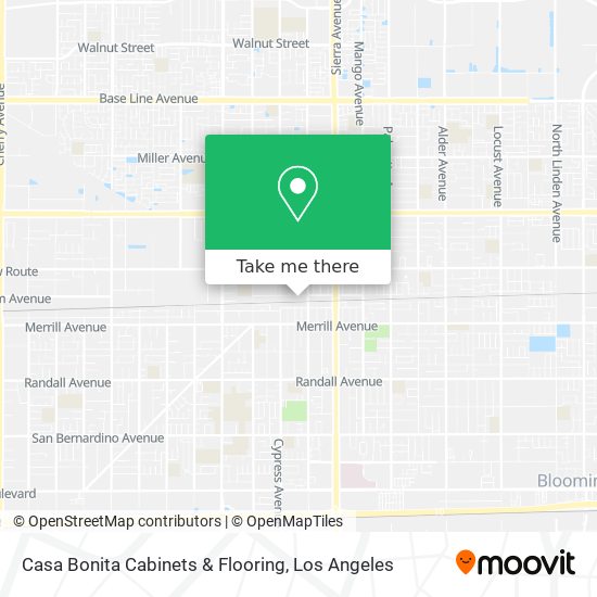 Casa Bonita Cabinets & Flooring map