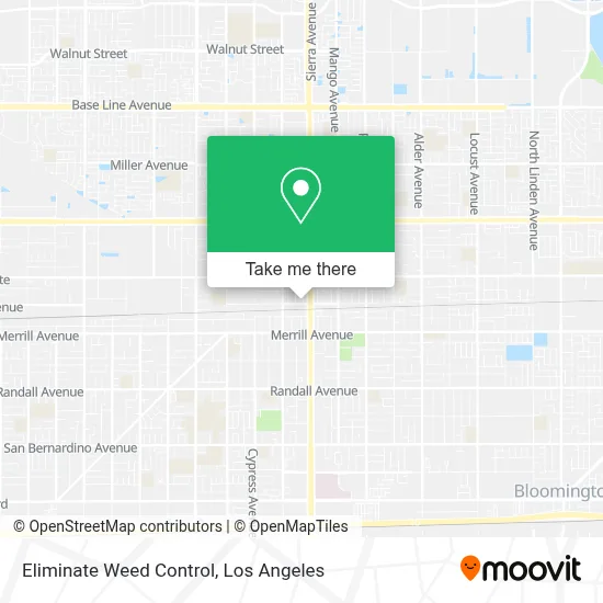 Eliminate Weed Control map