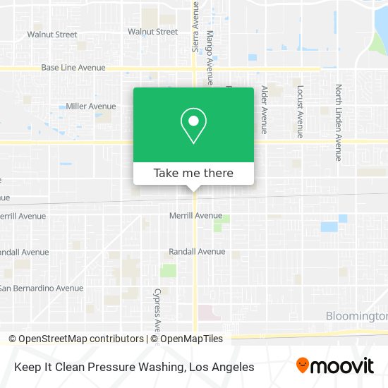 Keep It Clean Pressure Washing map