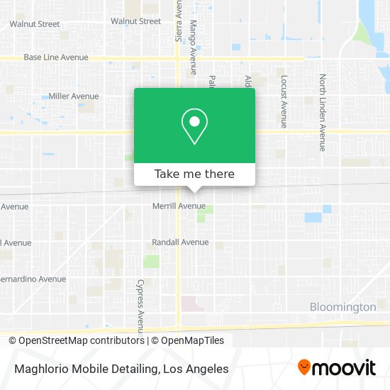 Mapa de Maghlorio Mobile Detailing