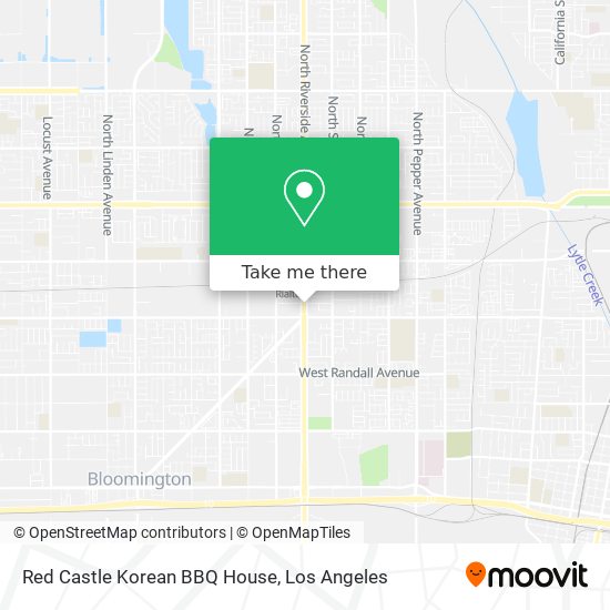 Red Castle Korean BBQ House map