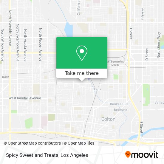 Spicy Sweet and Treats map