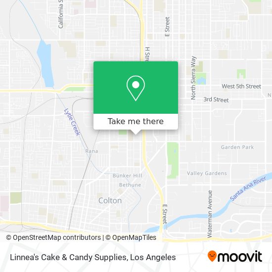 Linnea's Cake & Candy Supplies map