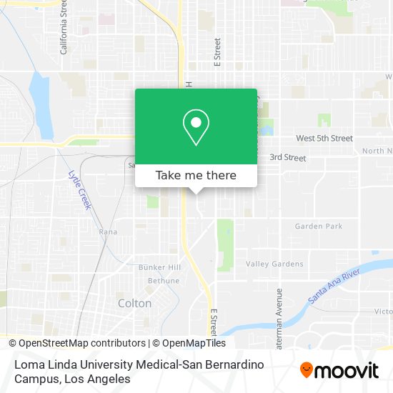 Loma Linda University Medical-San Bernardino Campus map