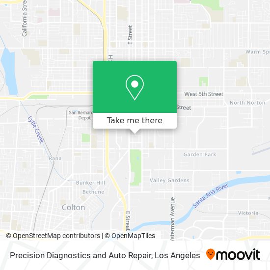 Precision Diagnostics and Auto Repair map