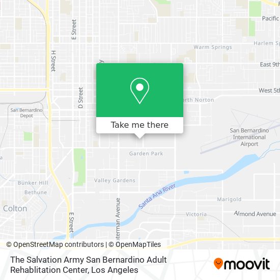 Mapa de The Salvation Army San Bernardino Adult Rehablitation Center