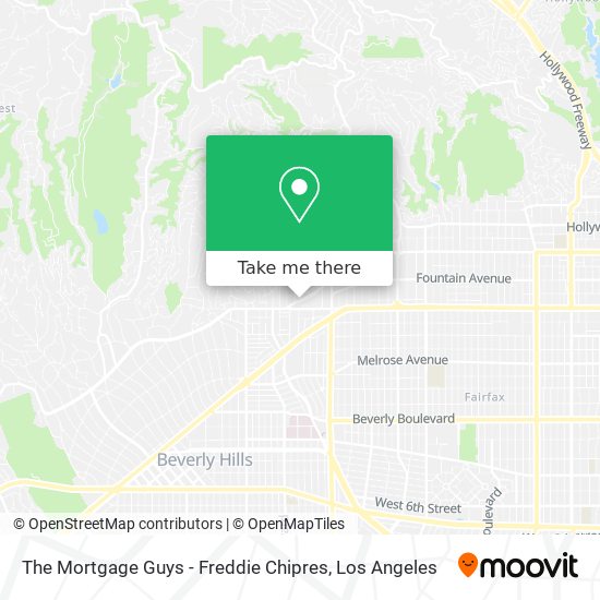 The Mortgage Guys - Freddie Chipres map