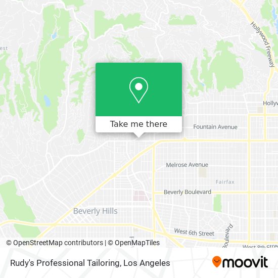 Rudy's Professional Tailoring map