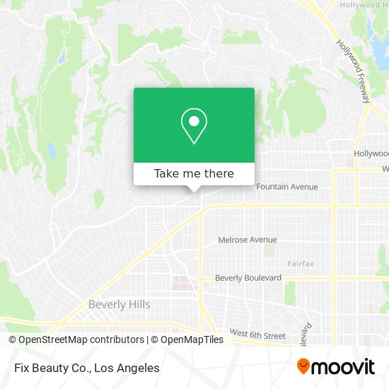 Fix Beauty Co. map