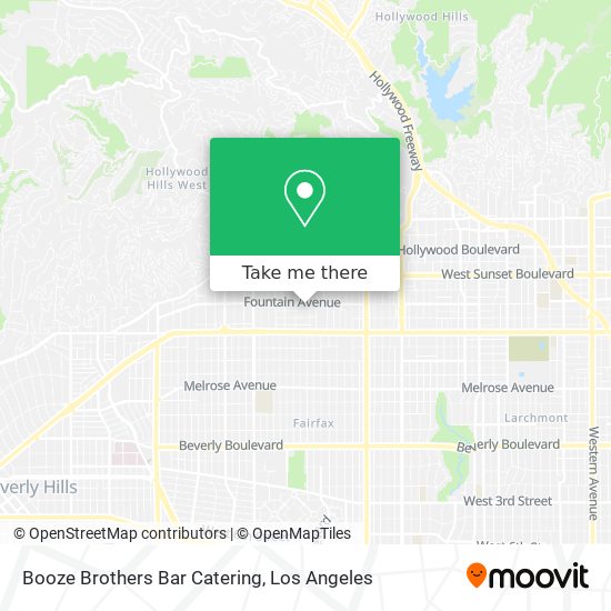 Booze Brothers Bar Catering map