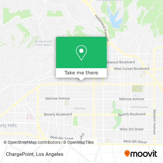 Mapa de ChargePoint