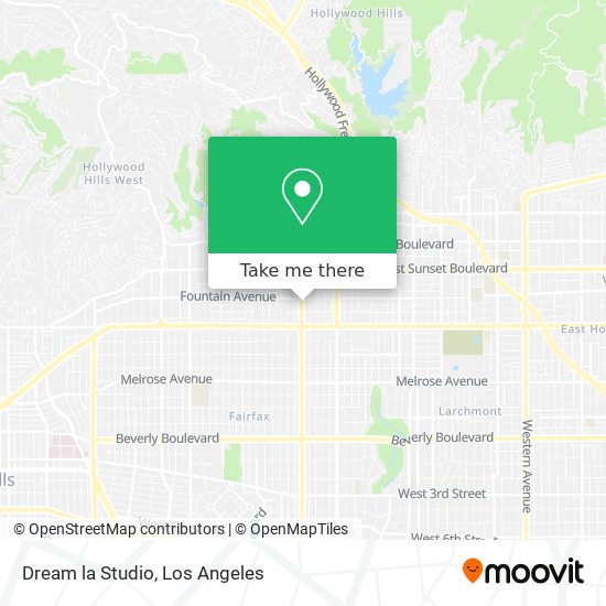 Dream la Studio map