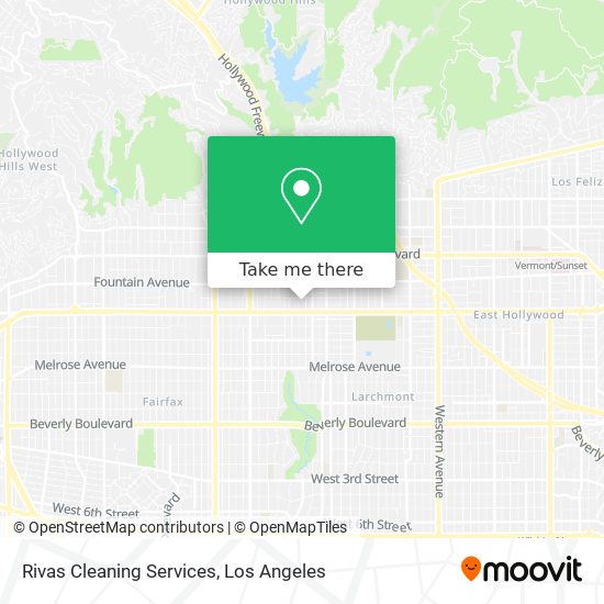 Rivas Cleaning Services map