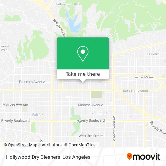 Hollywood Dry Cleaners map