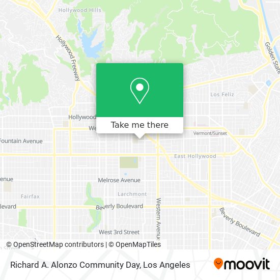 Richard A. Alonzo Community Day map