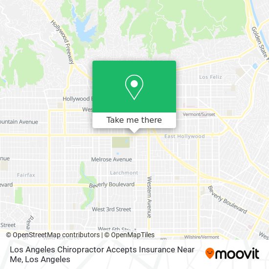 Los Angeles Chiropractor Accepts Insurance Near Me map