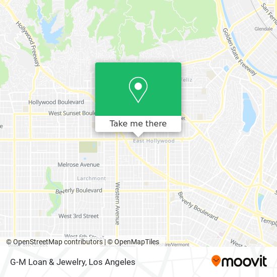 G-M Loan & Jewelry map