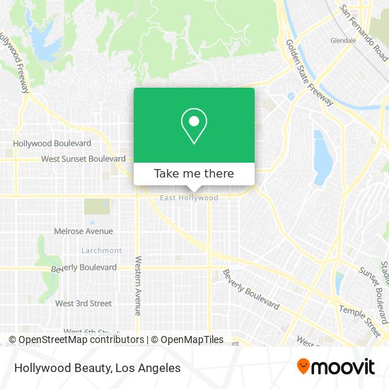 Hollywood Beauty map