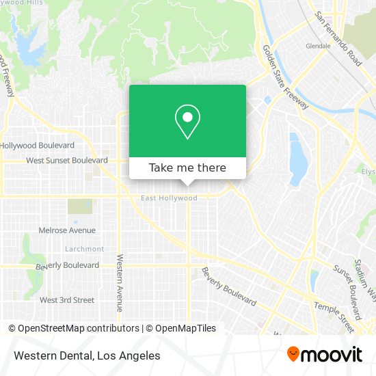 Mapa de Western Dental