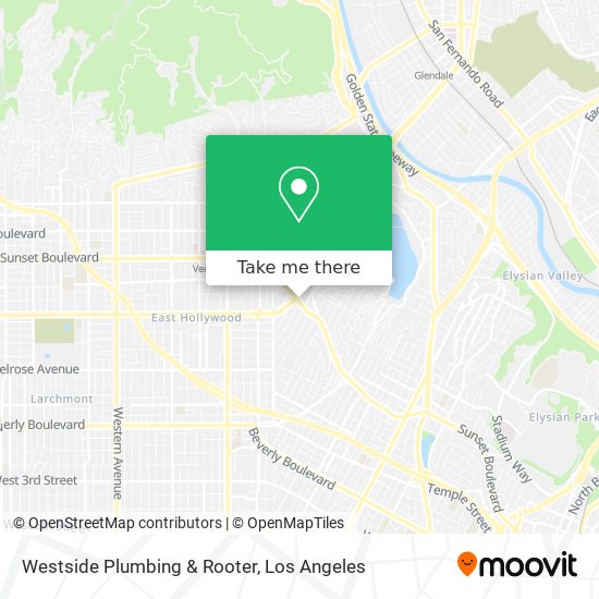 Westside Plumbing & Rooter map
