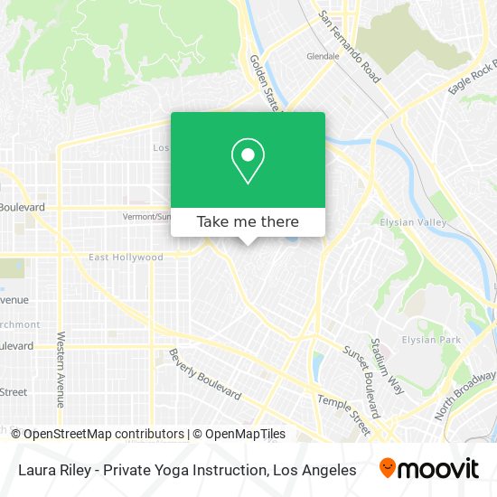 Mapa de Laura Riley - Private Yoga Instruction