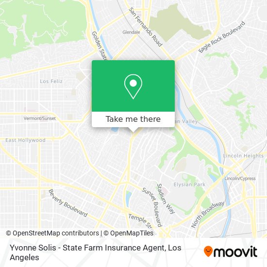 Mapa de Yvonne Solis - State Farm Insurance Agent