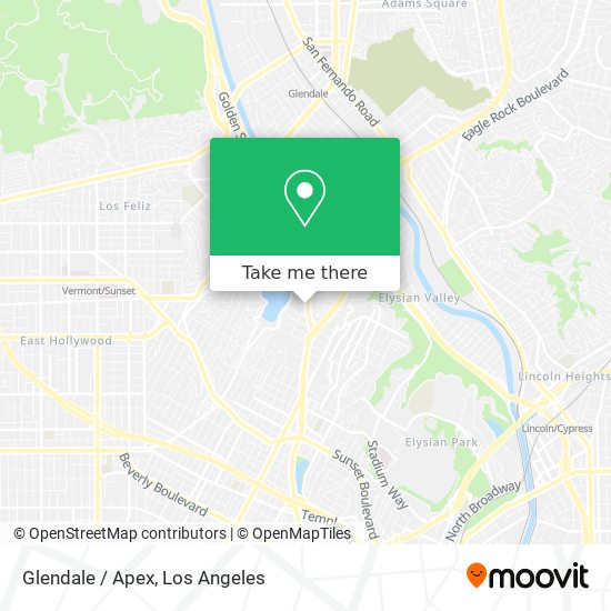 Mapa de Glendale / Apex