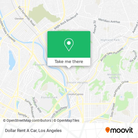 Mapa de Dollar Rent A Car