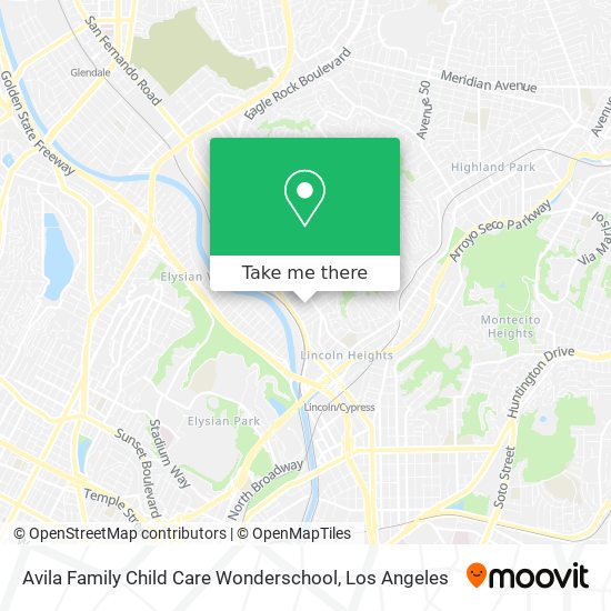 Avila Family Child Care Wonderschool map