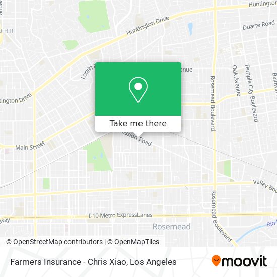 Mapa de Farmers Insurance - Chris Xiao