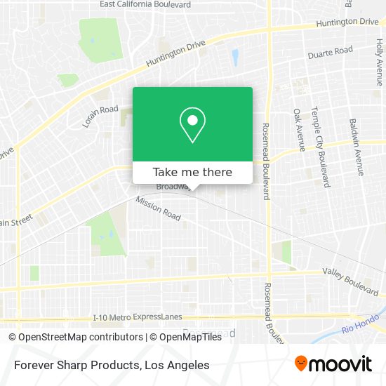 Forever Sharp Products map