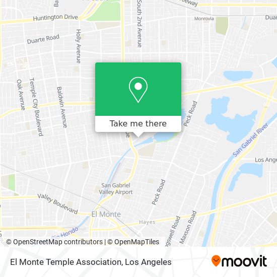 Mapa de El Monte Temple Association