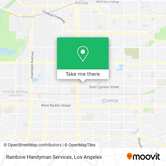 Mapa de Rainbow Handyman Services