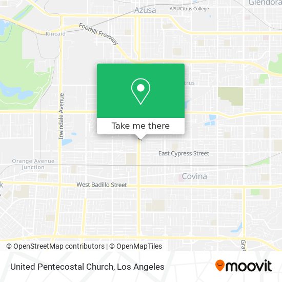 United Pentecostal Church map