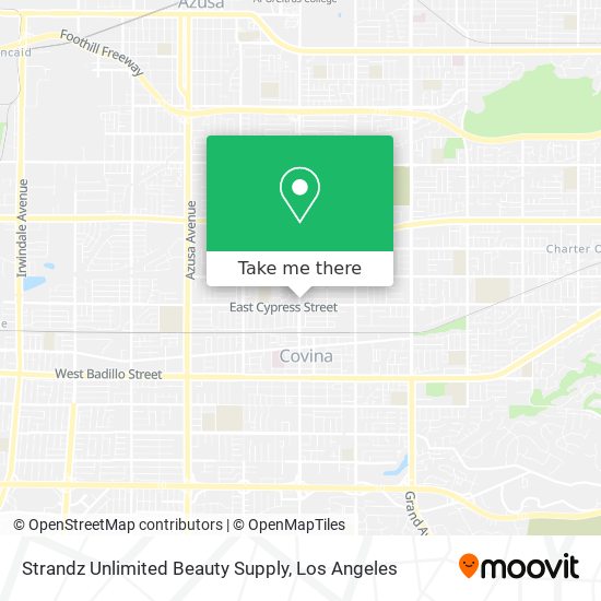 Strandz Unlimited Beauty Supply map