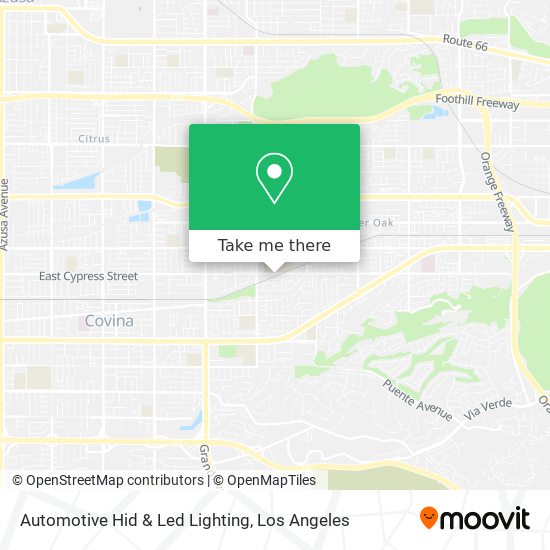 Mapa de Automotive Hid & Led Lighting