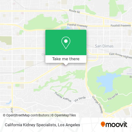 California Kidney Specialists map