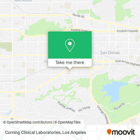 Mapa de Corning Clinical Laboratories