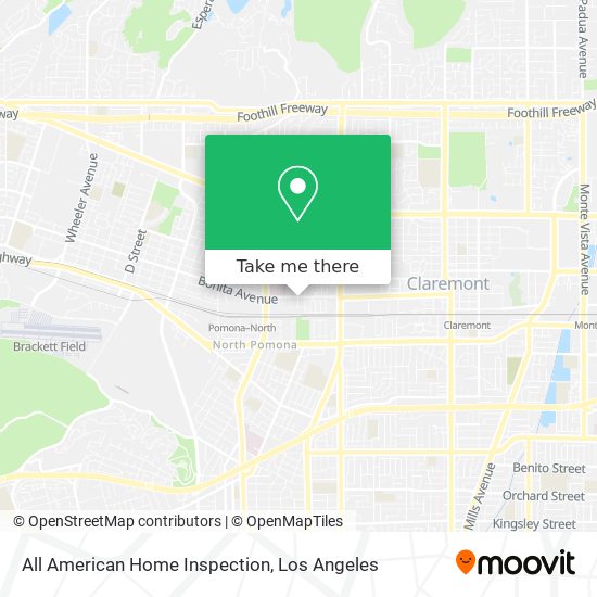 Mapa de All American Home Inspection