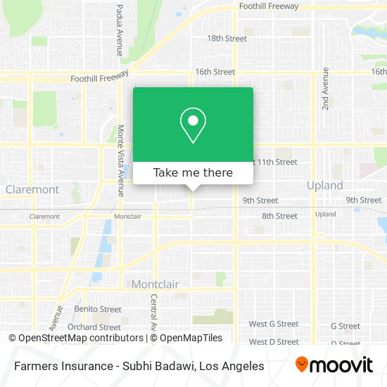 Farmers Insurance - Subhi Badawi map