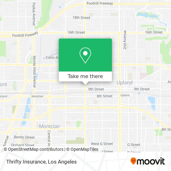 Thrifty Insurance map